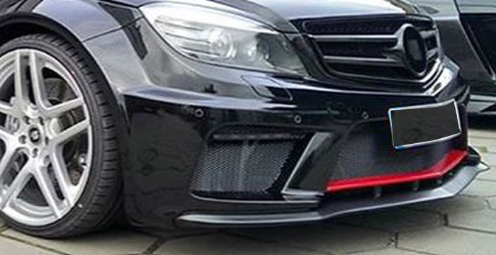 Custom Mercedes C Class  Coupe & Sedan Front Bumper (2008 - 2013) - $850.00 (Part #MB-180-FB)